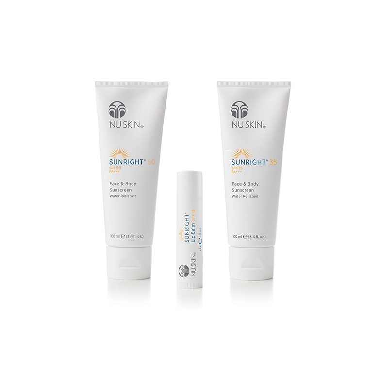 Sunright 50, Sunright 35, Sunright Lip Balm SPF 15